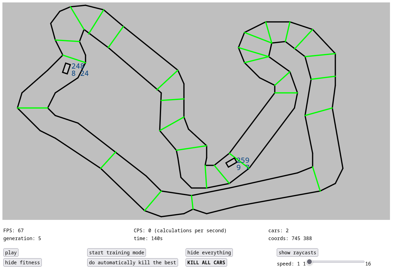 A screenshot of my AI project